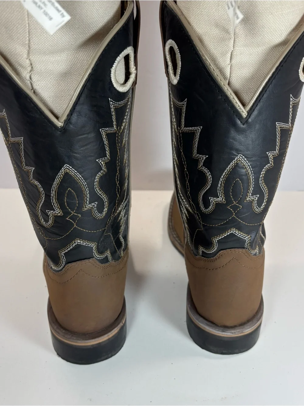 Smoky Mountain Western Boots Youth Unisex 3.5 R Blaze Leather Cowboy Embroidered
